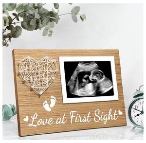 Mang Thai quà tặng cho lần đầu tiên mẹ cha mới mẹ quà tặng bé siêu âm hình ảnh khung siêu âm lưu niệm khung - Product Image 3