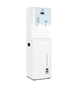 <span class=keywords><strong>Dispenser</strong></span> d'Acqua Elettrico a Doppio Rubinetto con Alloggiamento in Acciaio Inox, Efficiente Energeticamente per Riscaldamento e Raffreddamento, per Uso Esterno, Ufficio e Domestico - Product Image 1