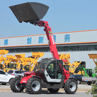 Sollevatore Telescopico 6 Metri 4x4 Nuovo a Trazione Integrale 4 Tonnellate 3 Tonnellate Carrello Elevatore con Braccio Telescopico