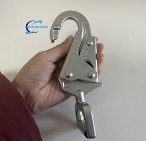 Mousqueton standard ANSI <span class=keywords><strong>de</strong></span> haute qualité pour les sites <span class=keywords><strong>de</strong></span> construction et d'exploitation minière 25kN forgé Protection contre les chutes Double épaule ceinture - Product Image 3