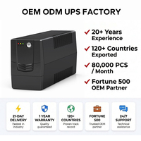 UPS Interactivo de Línea Clásica, UPS Offline de 1000VA, Pantalla LED, 50Hz 60Hz 110V 220V, UPS para Computadora