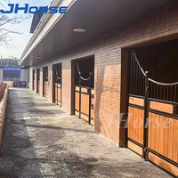 Écuries pour chevaux européennes de luxe sur mesure, grand format, économiques, en bambou, neuves et fonctionnelles
