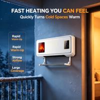 At A Loss - Ventilateur chauffant avec thermostat réglable, pour l'hiver, pour bureau, avec boîte cadeau