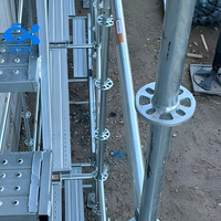 Échafaudage Layher Type Ringlock, galvanisé à chaud, échafaudage à anneaux multidirectionnels, OEM personnalisé pour les projets de construction