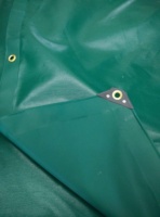 Bâche en PVC robuste avec œillets, bords renforcés, imperméable et résistante aux UV, pour le transport de marchandises sur camion
