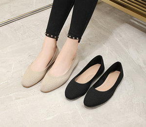 Mocassini da Sole morbidi per ragazze scarpe eleganti Casual <span class=keywords><strong>nere</strong></span> con <span class=keywords><strong>ballerine</strong></span> da donna antiscivolo per l'estate - Product Image 3