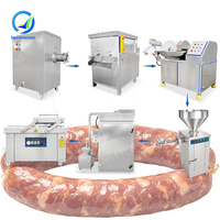 OCEAN Machine à Embutir Automatique de Chorizo, Ligne de Production Complète de Saucisses, Machine à Fabriquer des Saucisses