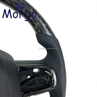 Accessoires Volant en fibre de carbone forgé de style tout-terrain personnalisé pour Dodge Ram 1500 3500 4500 TRX Rebel Dodge Pickup Truck