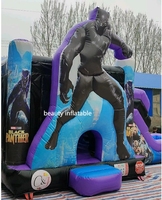 Château gonflable commercial avec toboggan pour enfants, certifié CE, garantie 3 ans, en PVC, 500