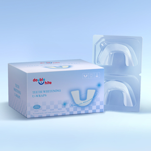 <span class=keywords><strong>Bandes</strong></span> de blanchiment des <span class=keywords><strong>dents</strong></span> à domicile de haute qualité avec 10 paires 6% HP U-Wraps Logo personnalisé Meilleur produit du fabricant - Product Image 1