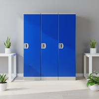Casier intelligent TOPPLA en plastique ABS, étanche, anti-corrosion, durable, écologique, avec serrure électronique et à clé, facile à nettoyer, pour salle de sport