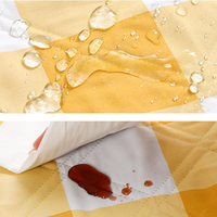 Couvertures extérieures en coton extra larges Big Cute Extra Thick Picnic Mat Yellow For Hiking