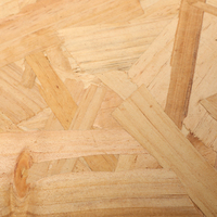 Panneau OSB en pin imperméable de 1220*2440mm pour la construction et la décoration murale intérieure