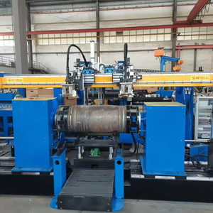 Nouvelle machine de soudage automatique à faible profil avec grue, ensemble d'accessoires pour cylindres à usage industriel intensif, contrôle PLC tactile 300-1800mm - Product Image 3
