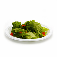 En gros qualité alimentaire ps blister coloré forme ronde peu profonde fête assiettes jetables
