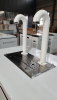 Distributeur de lait pour machine à café en acier inoxydable de haute qualité avec robinets