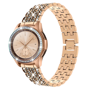 ShanHai-funda protectora de diamante para <span class=keywords><strong>Samsung</strong></span> Galaxy <span class=keywords><strong>Watch</strong></span> <span class=keywords><strong>4</strong></span>, 40, 44mm, <span class=keywords><strong>4</strong></span> clásicos, <span class=keywords><strong>46</strong></span> y 42mm, anillo de Metal para parachoques - Product Image 6