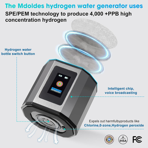PHYFLOW Ioniseur portable USB rechargeable sans BPA de haute qualité, 5-10 minutes, 5001-10000ppb, pour eau froide domestique, Meilleur modèle 2025 - Product Image 4
