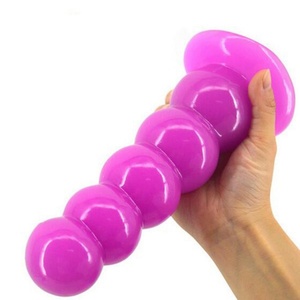 Juguete Anal de 7.8" con 7.3" Insertables y 2.2" de Diámetro, con 5 Bolas, Tapón Anal con Cuentas, Dildo, Marca Faak, Juguete Sexual Más Vendido para Placer Anal - Product Image 1