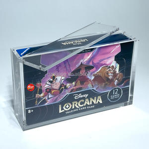 Caja de acrílico magnética ecológica portátil transparente al por mayor SHP para <span class=keywords><strong>Disney</strong></span> Lorcana el primer capítulo TCG juego de regalo del primer capítulo - Product Image 1