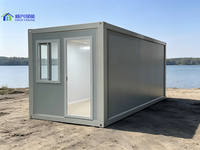 Maison conteneur pliable, résistante au vent et aux tremblements de terre, préfabriquée et portable pour une utilisation en extérieur