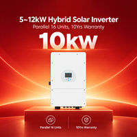 Système d'énergie solaire hybride 10kW 20kW, kit complet avec panneaux solaires, batterie LiFePO4, contrôleur MPPT et onduleur pour la maison