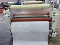 Machine de stratification chaude de film en cristal de papier peint de décoration d'industrie de grande puissance MAX-1350