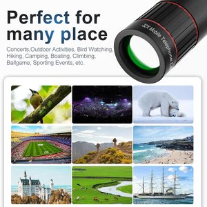 Kính thiên văn Một mắt di động với ống kính tele 32x điện thoại di động máy ảnh đính kèm cho hầu hết các điện thoại thông minh cho các hoạt động ngoài trời - Product Image 6