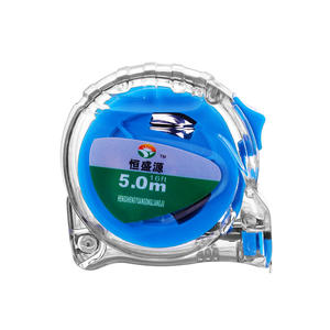 Mètre à ruban automatique Hengshengyuan 5,0 m avec lame en acier, retour automatique et bouton de verrouillage, outil de mesure métrique - Product Image 1