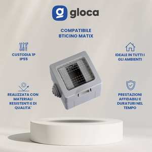 Ensemble de 3 boîtiers de jonction Gloca 1P IP55 en plastique pour la série Matix - Product Image 2