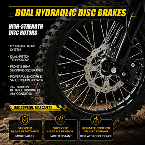 Motos électriques tout-terrain SYKERUNS X7 pour adultes, 5500W, 57 MPH, autonomie jusqu'à 60 miles, pour la conduite hors <span class=keywords><strong>route</strong></span>, modèle 2026 - Product Image 6