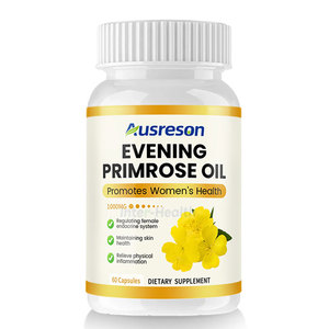 Ausreson OEM 1300mg Nachtelijke <span class=keywords><strong>Primrose</strong></span> Olie Capsules Beste Kruidensupplementen <span class=keywords><strong>Halal</strong></span> 1000mg Nachtelijke <span class=keywords><strong>Primrose</strong></span> Olie <span class=keywords><strong>Capsule</strong></span> - Product Image 1
