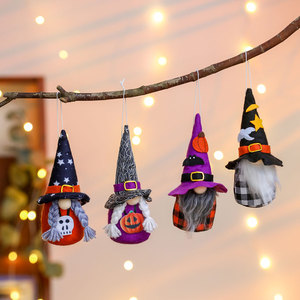 Nuevas decoraciones de Halloween transfronterizas, muñecas, colgantes, adornos, figuras de muñecas brujas de Halloween - Product Image 2