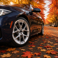 Jantes forgées personnalisées en argent et noir à rayons étoilés, 17-24 pouces, 5x112, 5x114.3, 5x120, pour Genesis G70, Hyundai Sonata, Kia K5