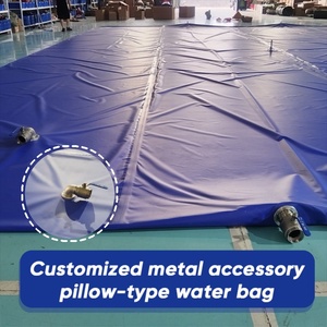 Sac d'eau de type oreiller à coutures renforcées, sur mesure, avec valve métallique et accessoires de quincaillerie complets, vente en gros OEM ODM - Product Image 1