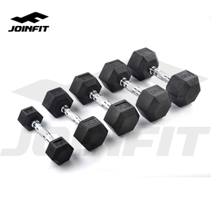 JOINFIT En Gros Noir réglable Fixer Jeu D'haltères En <span class=keywords><strong>Caoutchouc</strong></span> Lb - Product Image 1