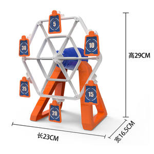 Giocattoli rotanti di pratica del <span class=keywords><strong>bersaglio</strong></span> di <span class=keywords><strong>tiro</strong></span> del gioco della <span class=keywords><strong>pistola</strong></span> di scoppio con la <span class=keywords><strong>pistola</strong></span> morbida della pallottola - Product Image 1