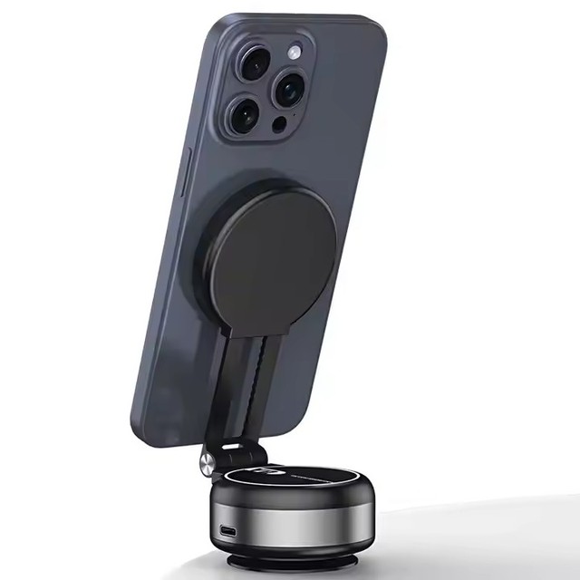 2025 New 360 Rotatable TPU Car Phone Holder Electric Vacuum Suction Flexible Magnetic Mobile Phone Holder for Cars