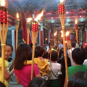 Tropical Decor Luau Party Garden Light Outdoor Lamp <strong>Tiki</strong> <strong>Bamboo</strong> <strong>Torch</strong> - Product Image 6