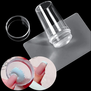 Vente chaude MCBL Français Silicone Nail <span class=keywords><strong>Stamper</strong></span> pour Nail Art Léger et Doux Transparent Tête Outil D'impression De Guangdong - Product Image 1