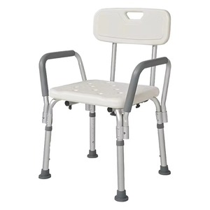Bathroom Chair Folding Patient Transfer <b>Shower</b> Blow Molding Hospital Toilet <b>Portable</b> Aluminum Commode Wheelchair for Disabled - Product Image 5