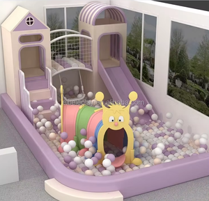 Eibele Mejor Precio Niños Soft Play Equipment Indoor Soft Contained Playground <span class=keywords><strong>con</strong></span> Ball Pit para Padre-Hijo Restaurante - Product Image 5