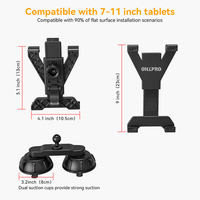 Support de téléphone portable et tablette à double ventouse puissant, rotation à 360° pour tableau de bord de voiture, vente en gros d'usine OEM, dernière nouveauté de haute qualité