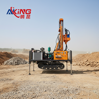 Machine de forage de puits profonds de 230 m de profondeur, machine de forage de puits d'eau fabriquée en Chine