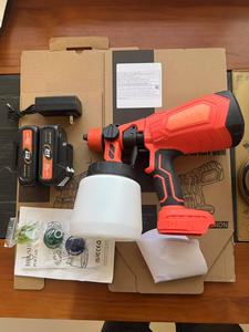 <span class=keywords><strong>Pistola</strong></span> <span class=keywords><strong>de</strong></span> <span class=keywords><strong>Pintura</strong></span> Eléctrica Inalámbrica sin Aire <span class=keywords><strong>de</strong></span> 1000 ml <span class=keywords><strong>con</strong></span> Control <span class=keywords><strong>de</strong></span> Flujo y Limpieza - Product Image 3