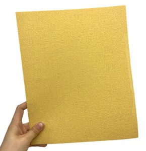 9*11 Zoll Schleifpapier Trockene Blätter P40-P240 Körnung Holz Sandpapier für Metalls chleifen Automobil Polieren Gelbes Sandpapier - Product Image 2