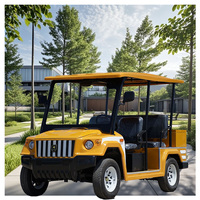 Vehículo de Patrulla Eléctrico de Alta Potencia con 5 Asientos, Modificado para Carrito de Golf, Patrulla de Parques para Carreteras No Públicas