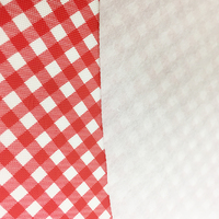 Nappe de table en plastique florale personnalisable, résistante, réutilisable, avec dos antidérapant en flanelle, écologique, imperméable, taille sur mesure