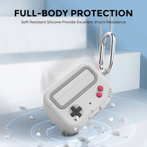 Llavero anticaída a prueba de golpes modelado de dibujos animados funda protectora de silicona para auriculares para <span class=keywords><strong>Beats</strong></span> <span class=keywords><strong>Studio</strong></span> <span class=keywords><strong>Buds</strong></span> 2021 y <span class=keywords><strong>Buds</strong></span> + 2023 - Product Image 3