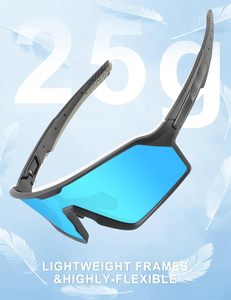 Riding <b>Glasses</b> Bicycle Pickleball Custom Sport Sunglasses Interchangeable Lens Polarized Cycling <b>Glasses</b> Men - Product Image 3